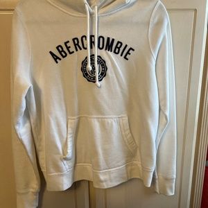 Abercrombie & Fitch White Hoodie